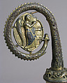 Crozier Head, Champlevé enamel, copper-gilt, French