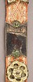 Belt with Profiles of Half-Length Figures, Basse taille enamel, silver-gilt, mounted on textile belt, Italian