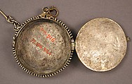 Locket, Basse taille enamel, silver-gilt, French