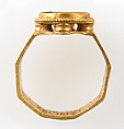 Finger Ring, Gold, intaglio, Frankish