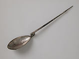 Silver Spoon, Silvered Copper alloy, Late Roman