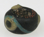 Bead, Glass, Frankish