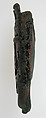 Dagger Sheath or Tip, Copper alloy, European