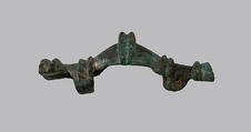 Equal-Arm Brooch, Copper alloy, Frankish