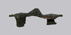 Equal-Arm Brooch, Copper alloy, Frankish