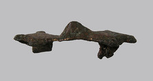 Bow Brooch, Copper alloy, Frankish