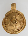 Pendant, Gold, Langobardic