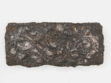 Belt Plate, Iron, silver inlay, Frankish