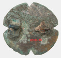 Disk Brooch, Champlevé enamel, copper alloy, Roman
