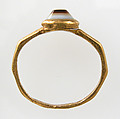 Finger Ring, Gold, jasper intaglio, European