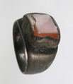Finger Ring, Silver, onyx, Frankish