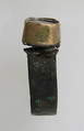 Finger Ring, Silver, gold bezel, glass paste or carnelian(?), Frankish