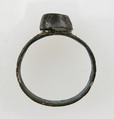 Finger Ring, Silvered Bronze, Frankish