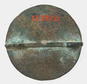 Bracteate, Gold on copper alloy, Roman