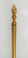 Hairpin, Gold plate over wood core, Frankish