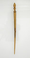 Hairpin, Gold plate over wood core, Frankish