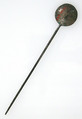 Spoon, Copper alloy, silvered, Late Roman