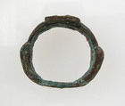 Finger Ring, Copper alloy, cast, "tinned" surface, Frankish