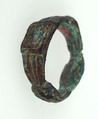 Finger Ring, Copper alloy, cast, "tinned" surface, Frankish