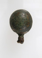 Hairpin, Bronze-gilt, Frankish