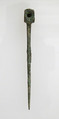 Hairpin, Bronze-gilt, Frankish