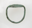 Signet Ring, Copper alloy, Frankish