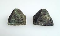 Pyramidal Hollow Boss, Copper alloy, Frankish