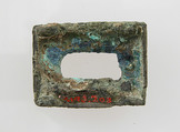Rectangular Plaque, Copper alloy, Frankish