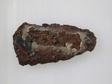Belt Plate, Iron, silver inlay, brass inlay, Frankish
