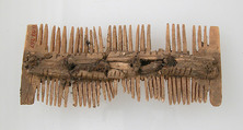 Double-Sided Comb, Bone, iron pins, Frankish