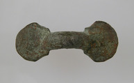 Equal-Arm Brooch, Copper alloy, Frankish