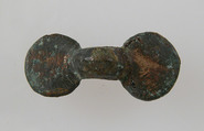 Equal-Arm Brooch, Copper alloy, Frankish