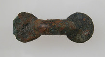 Equal-Arm Brooch, Copper alloy, Frankish