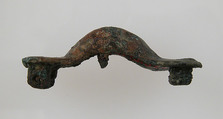 Equal-Arm Brooch, Copper alloy, Frankish