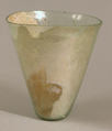 Conical Glass Beaker, Glass, Frankish