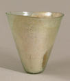 Conical Glass Beaker, Glass, Frankish