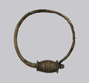 Earring, Copper alloy, Frankish