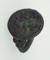 Finger Ring, Copper alloy, formerly silvered, Frankish