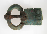 Small Buckle, Copper alloy, iron tongue, Frankish
