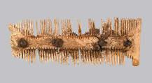 Double-Sided Comb, Bone, iron pins, Frankish