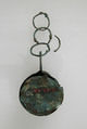 Cylindrical Box with Chain, Copper alloy, Late Roman