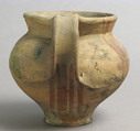 Jar, Earthenware with slip decoration and partial glaze, French