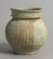 Jar, Earthenware with slip decoration, French