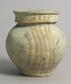 Jar, Earthenware with slip decoration, French