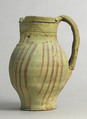 Jar, Earthenware with slip decoration, French