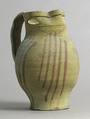 Jar, Earthenware with slip decoration, French
