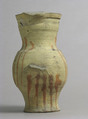 Jar, Earthenware with slip decoration, French
