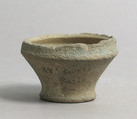Cup, Earthenware, French