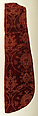 Textile with Pomegranate Motif, Velvet, Italian