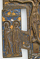 Devotional Icon, Copper alloy, surrey enamel, Russian